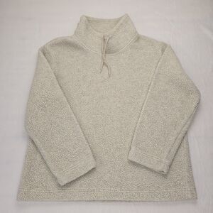 Real Comfort Oversized Sherpa Pullover Sweater Size S